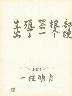 生殖器根部旁边出了一个硬疙瘩