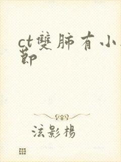 ct双肺有小结节封面