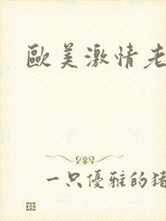 欧美激情老妇女