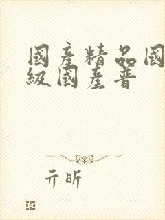 国产精品国产三级国产普