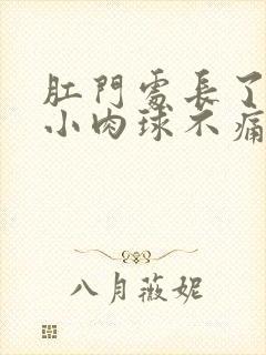 肛门处长了一个小肉球不痛