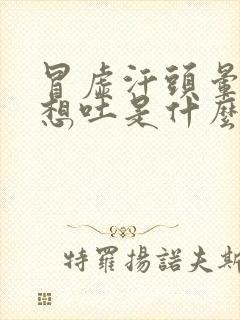 冒虚汗头晕恶心想吐是什么原因