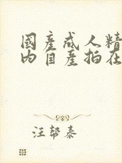 国产成人精品国内自产拍在线