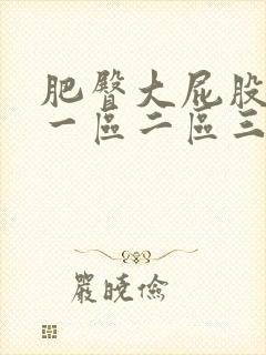 肥臀大屁股熟妇一区二区三区