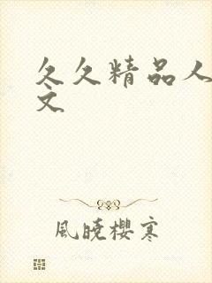 久久精品人妻中文