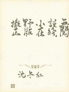 撒野小说无删减正版在线阅读