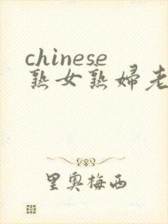 chinese熟女熟妇老女人