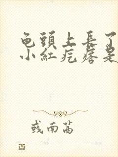 龟头上长了几个小红疙瘩是怎么回事