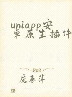 uniapp安卓原生插件开发封面