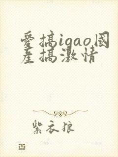 爱搞igao国产搞激情