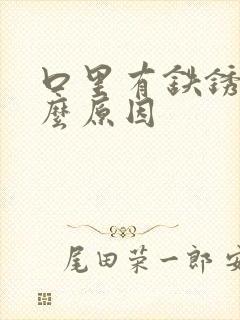 口里有铁锈味什么原因封面