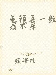 龟头长一粒粒不痛不痒