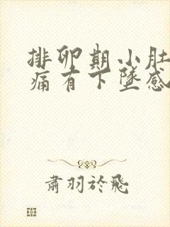 排卵期小肚子疼痛有下坠感正常吗封面