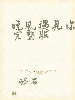 晚风遇见你原唱完整版