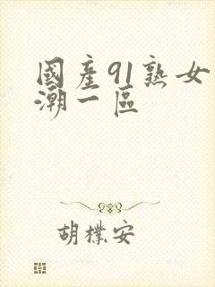 国产91熟女高潮一区封面