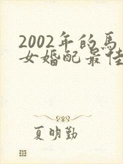 2002年的马女婚配最佳属相封面