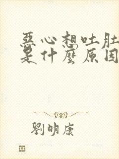 恶心想吐肚子疼是什么原因