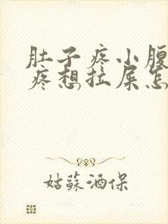 肚子疼小腹下坠疼想拉屎怎么回事