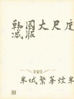 韩国大尺度未删减版