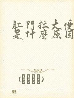 肛门拉大便出血是什么原因封面