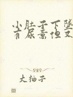 小肚子下坠感觉有尿意但又尿的少怎么回事