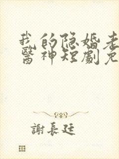 我的隐婚老婆是医神短剧免费观看封面