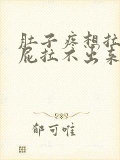 肚子疼想拉屎放屁拉不出来怎么回事