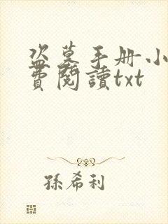 盗墓手册小说免费阅读txt