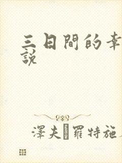 三日间的幸福小说