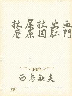 拉屎拉出血是什么原因肛门有点疼