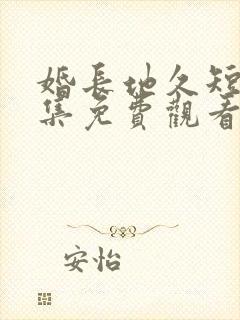 婚长地久短剧全集免费观看何连飞封面