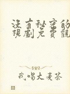 没有秘密的你电视剧免费观看全集