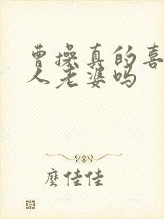 曹操真的喜欢别人老婆吗