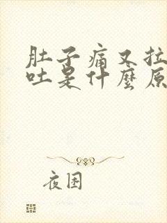 肚子痛又拉稀又吐是什么原因