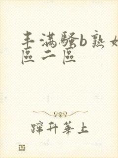 丰满骚b熟妇一区二区