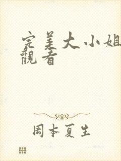 完美大小姐动漫观看