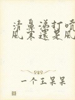 清鼻涕打喷嚏是风寒还是风热