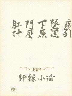 肛门下坠疼痛是什么原因引起的封面