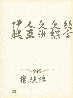 伊人久久丝袜美腿亚洲综合