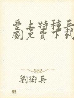 爱上特种兵电视剧免费下载完整版封面