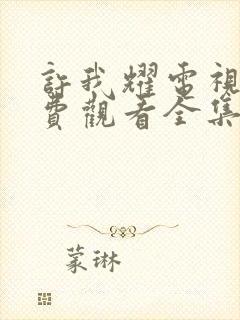 许我耀电视剧免费观看全集在线播放