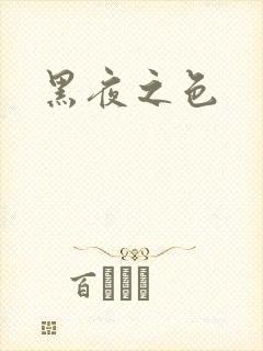黑夜之色封面