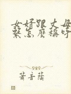 女婿跟丈母娘关系怎么称呼封面