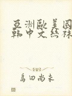 亚洲欧美国产日韩中文丝袜