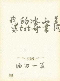 我的冰山美女老婆txt奇书网