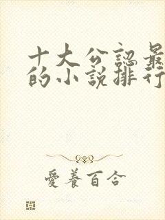 十大公认最好看的小说排行榜