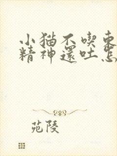 小猫不吃东西没精神还吐怎么办