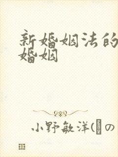 新婚姻法的事实婚姻