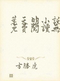 叶天明小说全文免费阅读无弹窗最新章节