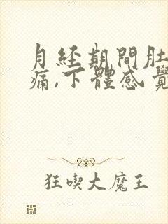 月经期间肚子胀痛,下体感觉下坠